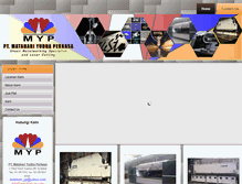 Tablet Screenshot of matahari-yp.com